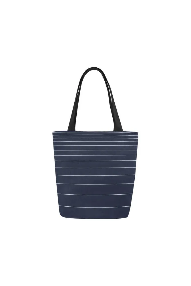 line totae black sun rays Canvas Tote Bag (Model 1657)