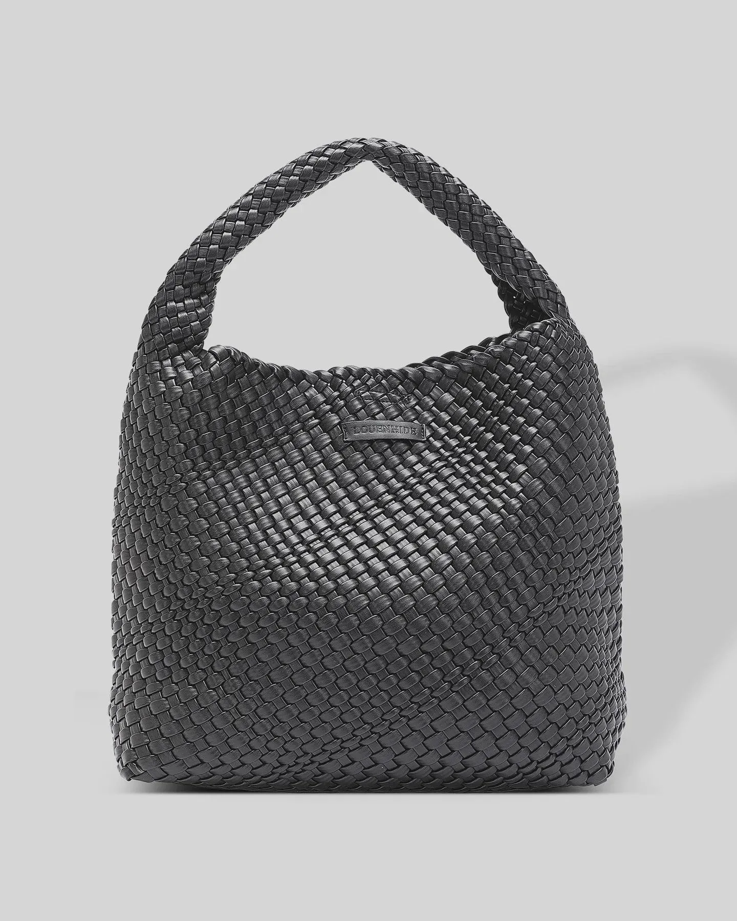 Louenhide Gabby Woven Shoulder Bag - Black