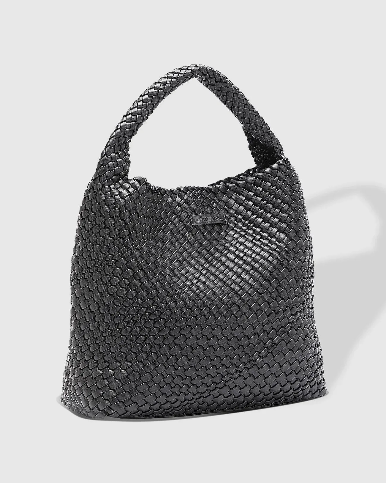 Louenhide Gabby Woven Shoulder Bag - Black