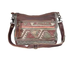 Luguni Canvas & Leather Shoulder Bag