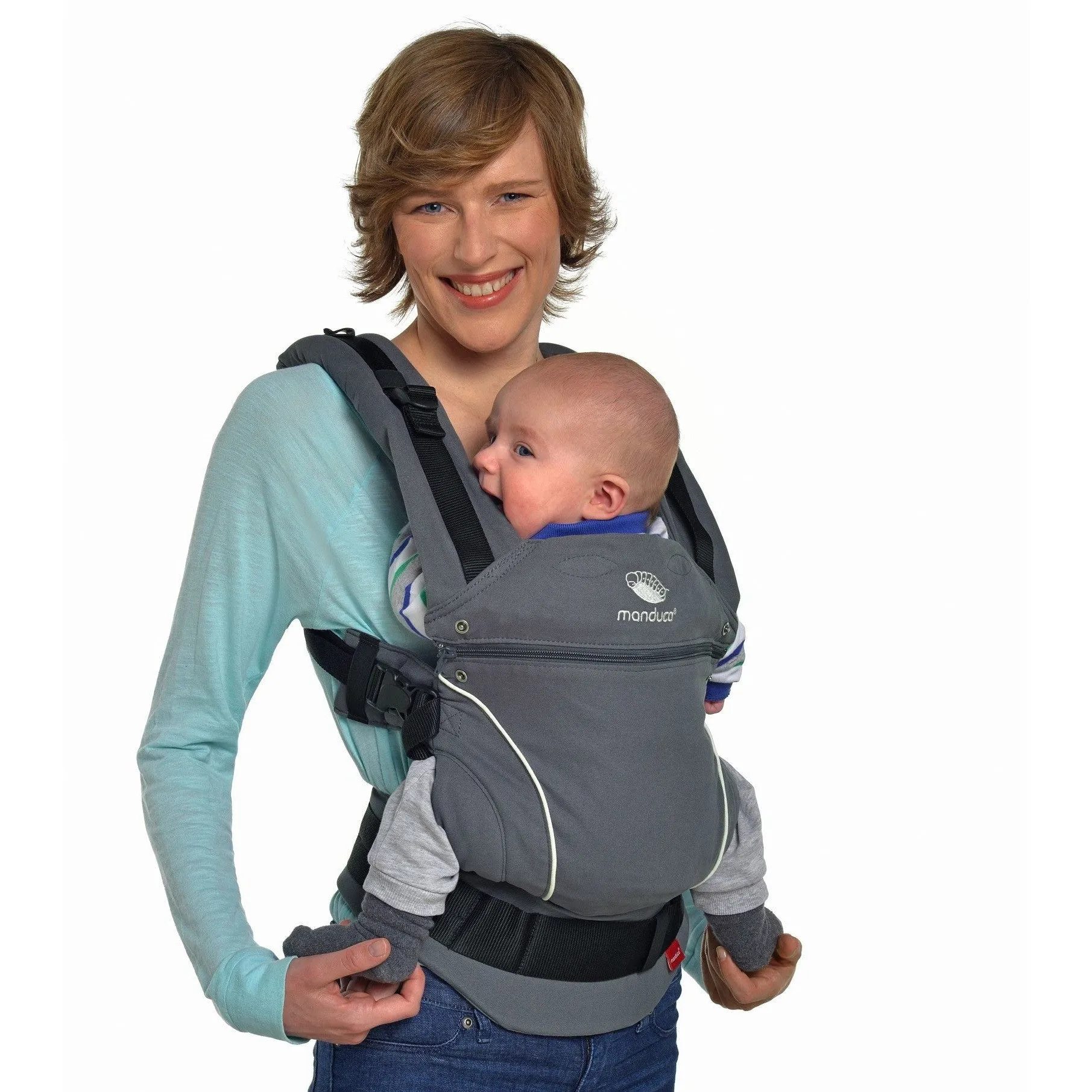 Manduca Baby Carrier Pure Cotton - Dark Grey