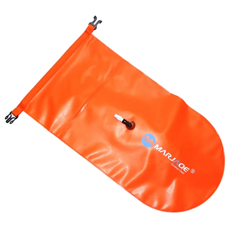 MARJAQE MR802 20L Swimming Inflatable Drift Bag Portable Outdoor Waterproof Storage Bag(Rose Red)