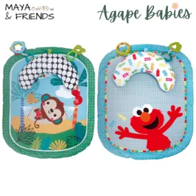 Maya & Friends Baby Tummy Time Prop Mat - 2 Designs