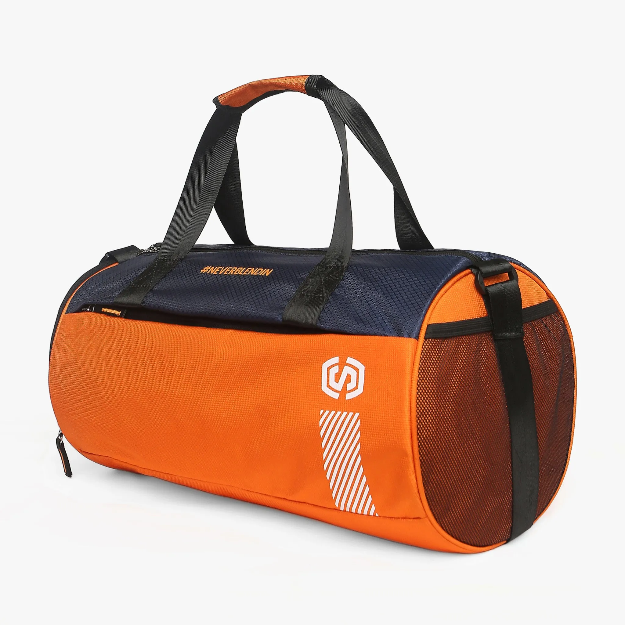 Men Solid Gym Bag