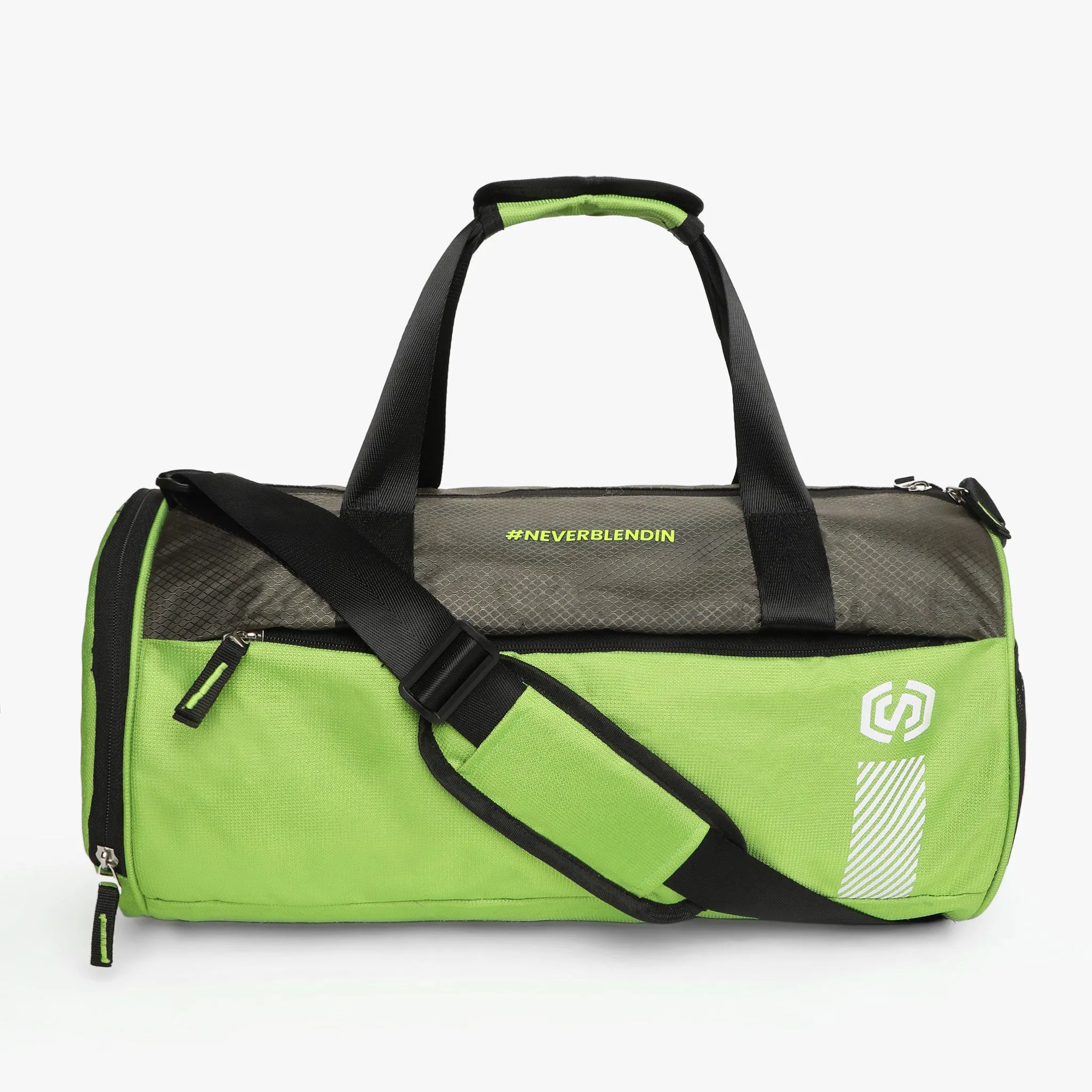 Men Solid Gym Bag