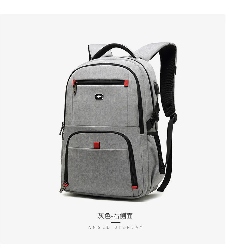 Men's Oxford cloth backpack multifunctional wear-resistant computer bag