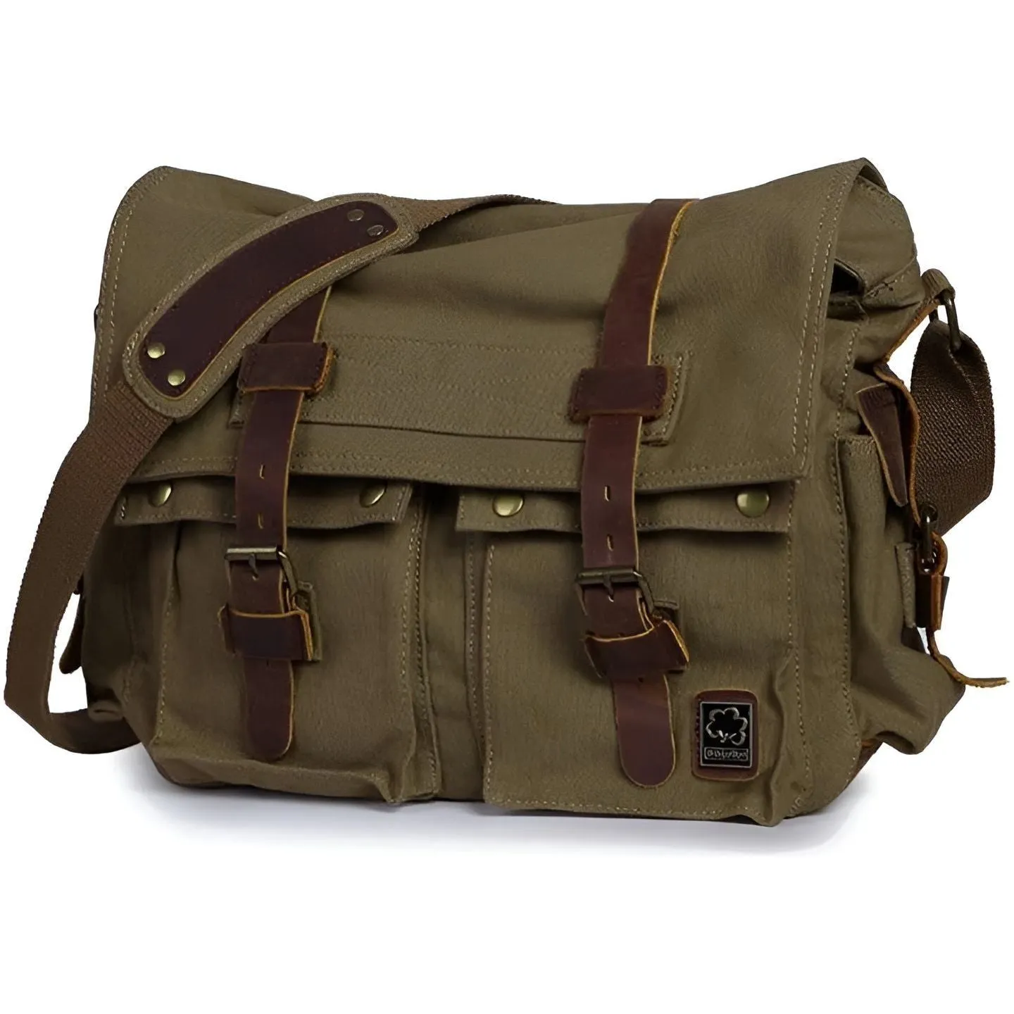 Michael Bag - Vintage Baumwoll-Canvas Herren Umhängetasche