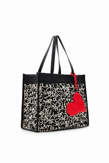 Midsize canvas tote bag