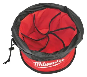 Milwaukee 48-22-8170 Parachute Organizer Bag, 1.97 in W, 11.81 in D, 11.02 in H, 9-Pocket, Canvas, Black/Red :EA: QUANTITY: 1