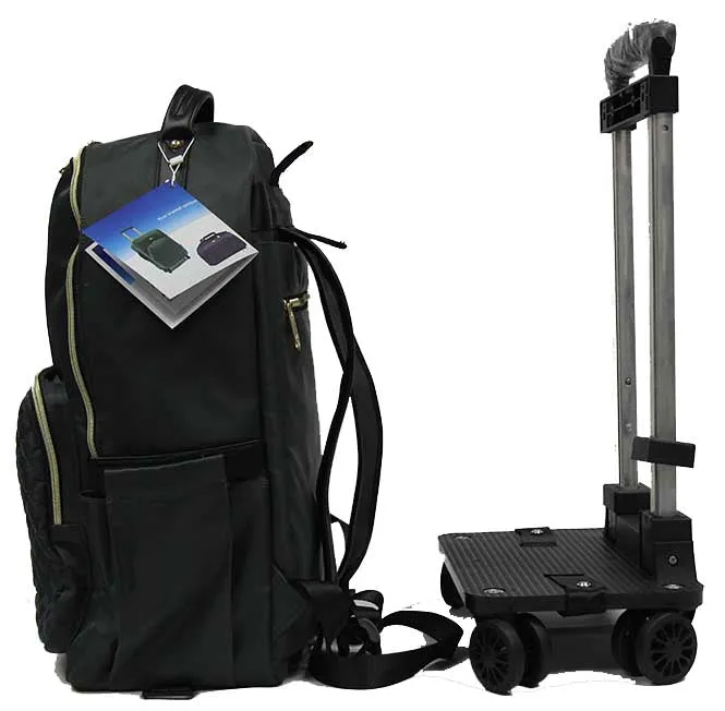 Modish 8-wheel Detachable Trolley Backpack