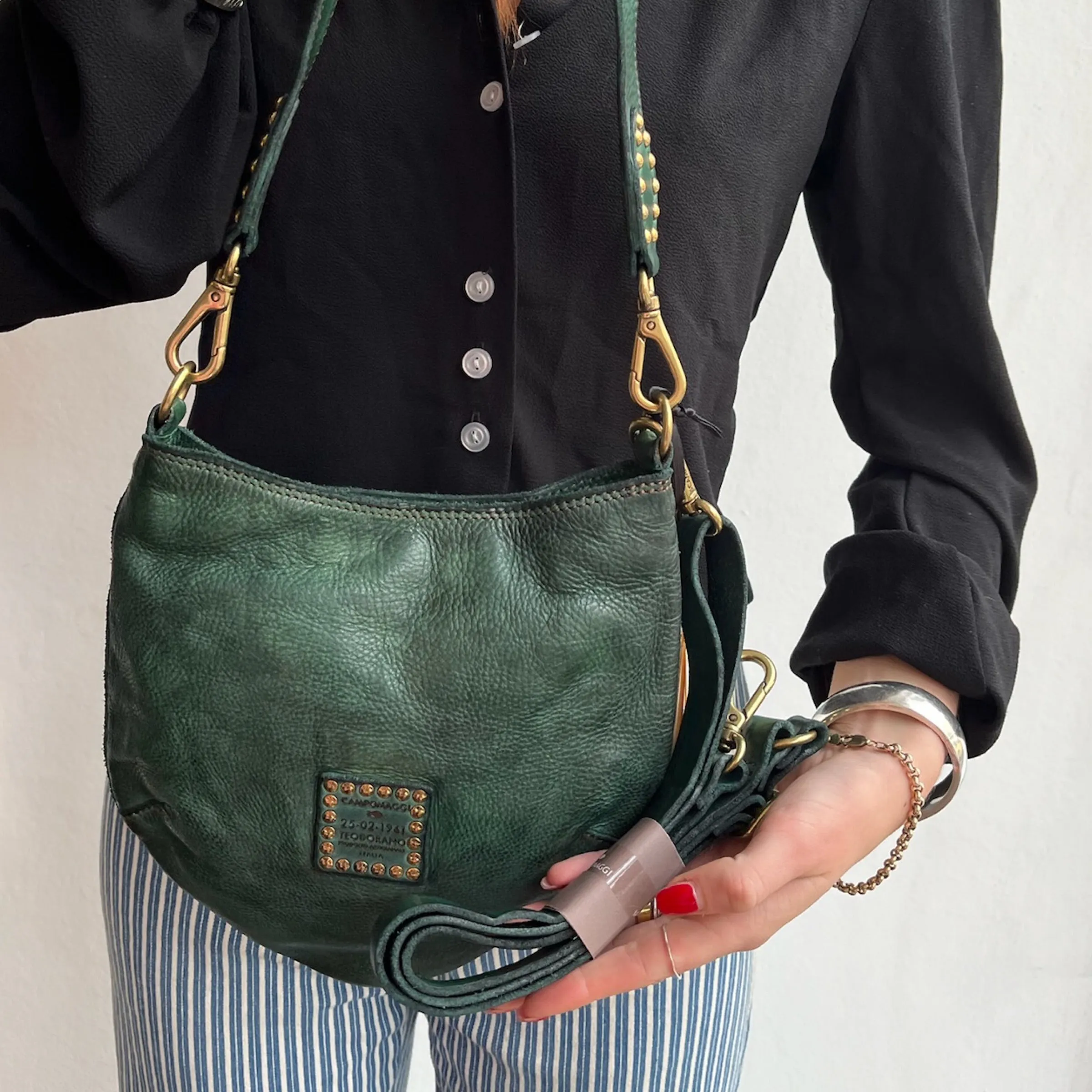 *NEW* Half Sphere Shoulder Bag Bottle Green