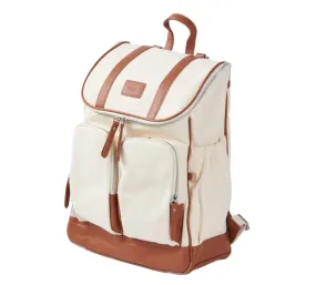 OiOi Signature Nappy Backpack - Natural Canvas