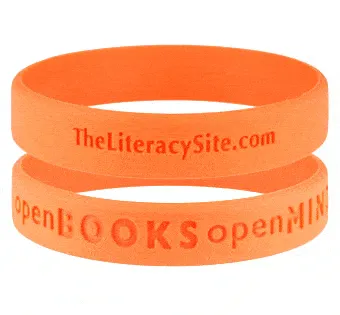 Open Books Open Minds Silicone Bracelet!