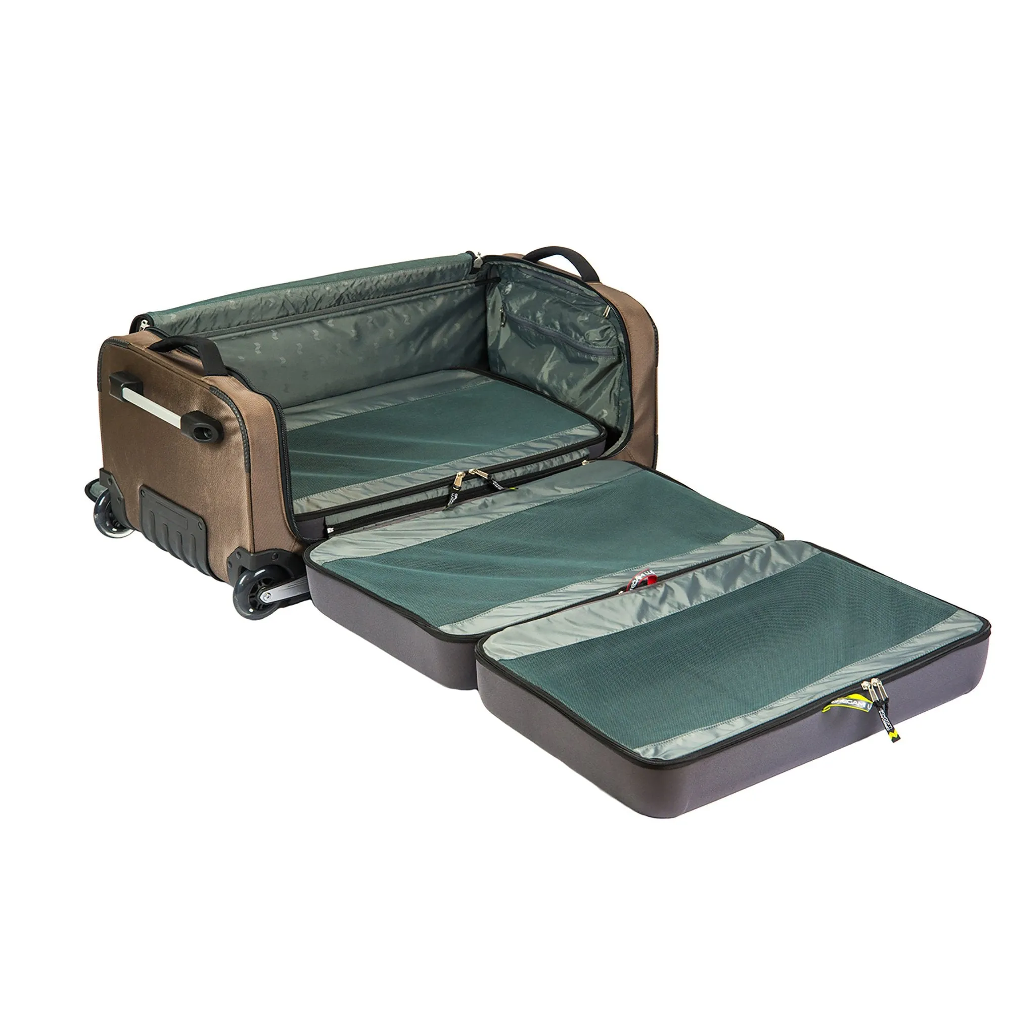 Oregami Rolling Duffle Suitcase with Fold-Out Organizers