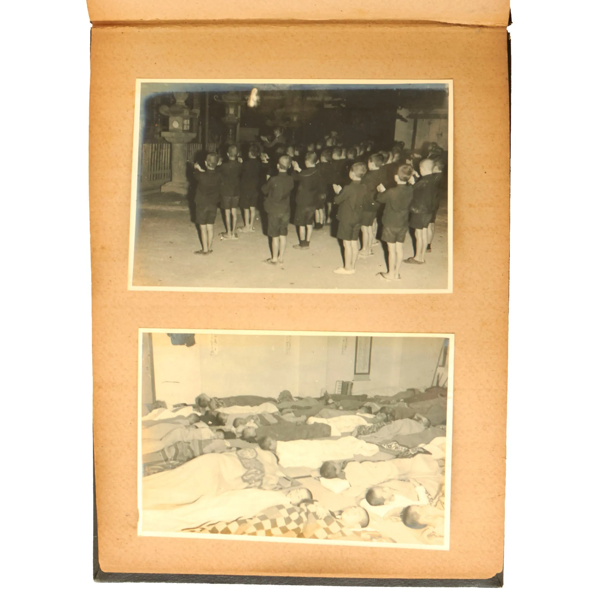 Original Japanese Chinese WWII Student Photo Album Captured by HIGNETT - 44 Photographs Total - Ikefu Sakata University