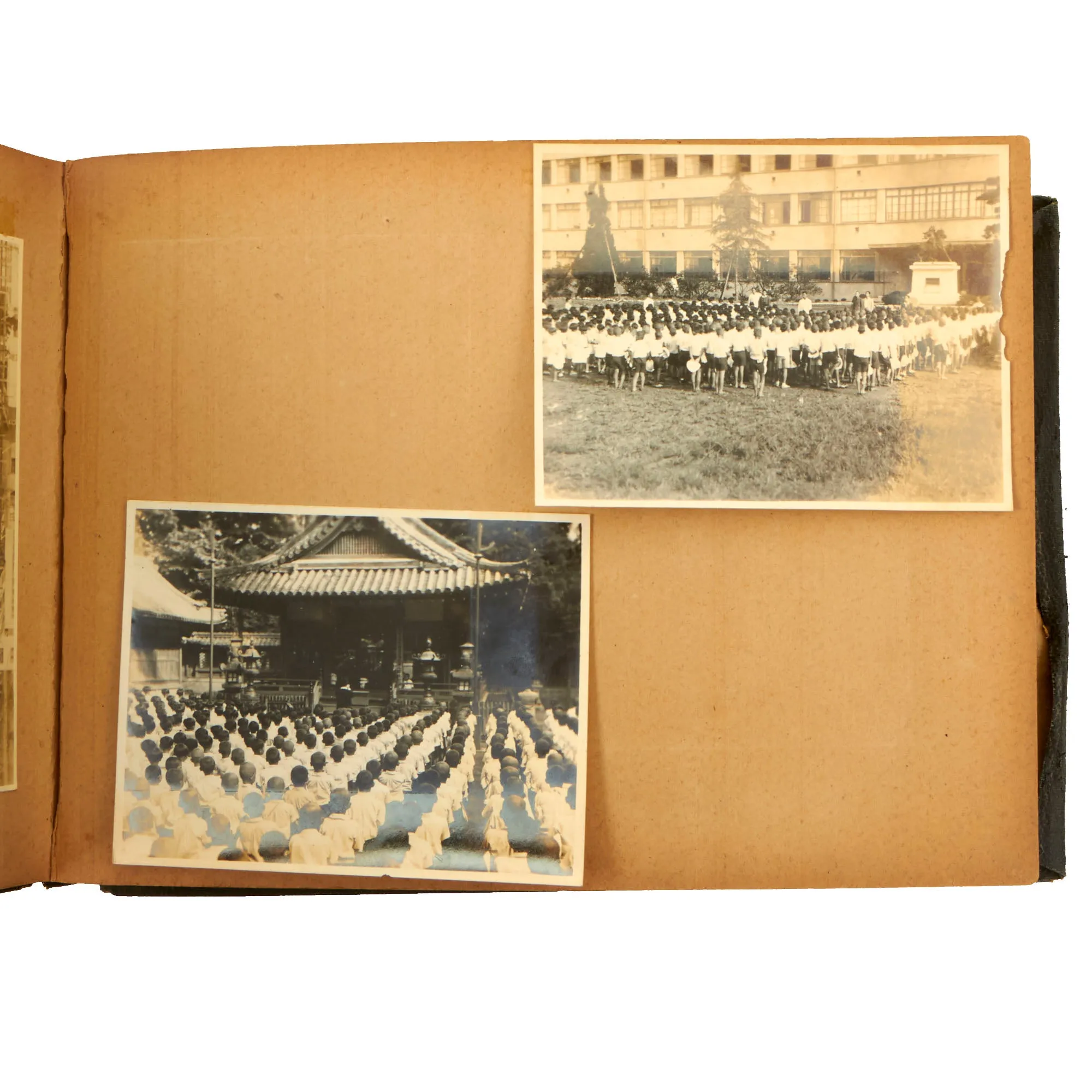 Original Japanese Chinese WWII Student Photo Album Captured by HIGNETT - 44 Photographs Total - Ikefu Sakata University