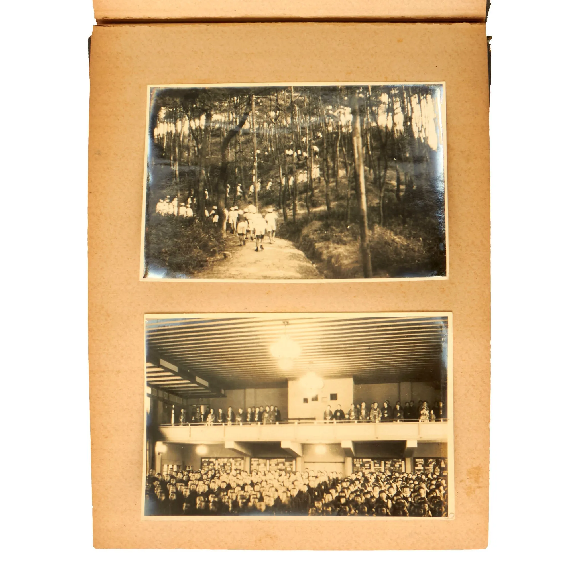 Original Japanese Chinese WWII Student Photo Album Captured by HIGNETT - 44 Photographs Total - Ikefu Sakata University