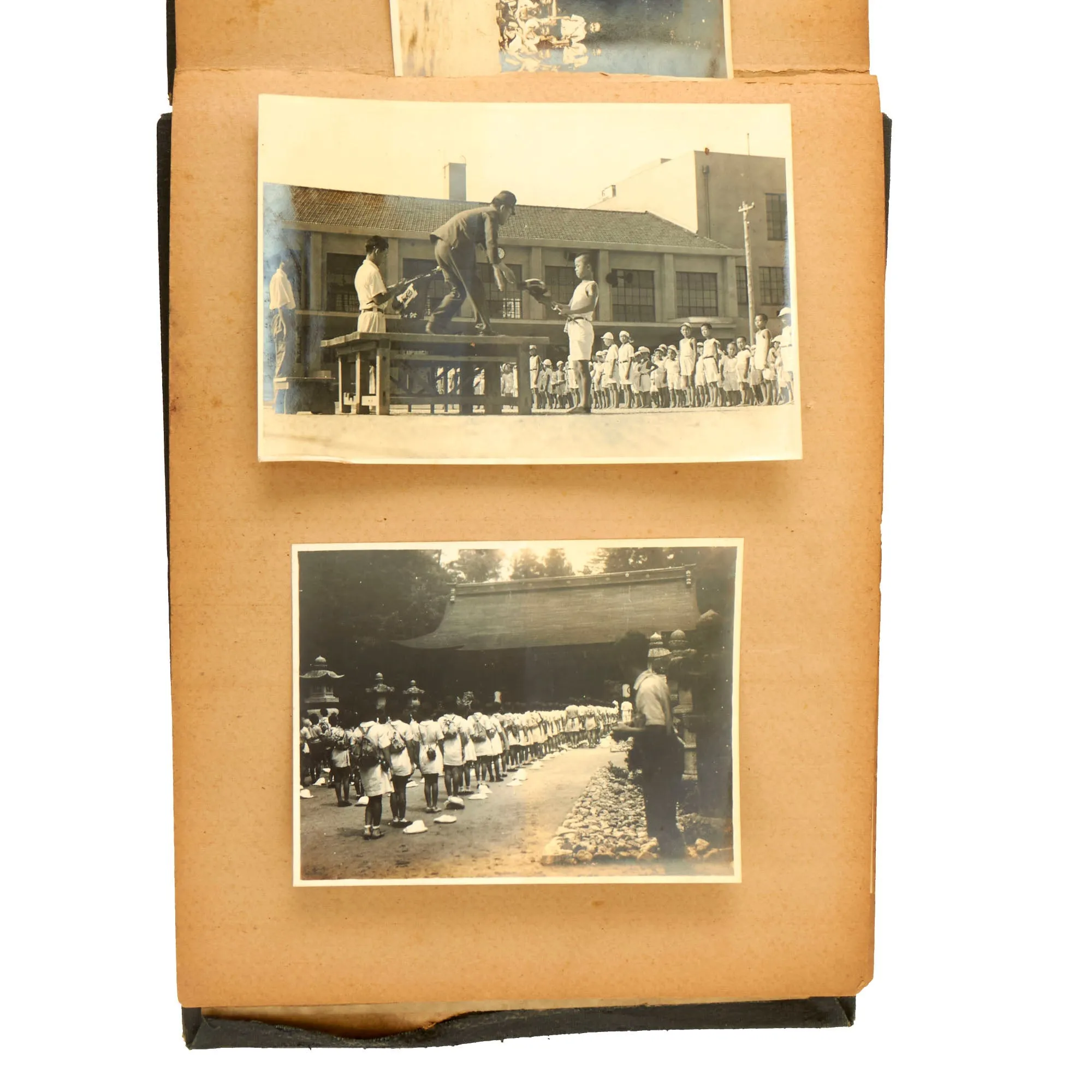 Original Japanese Chinese WWII Student Photo Album Captured by HIGNETT - 44 Photographs Total - Ikefu Sakata University