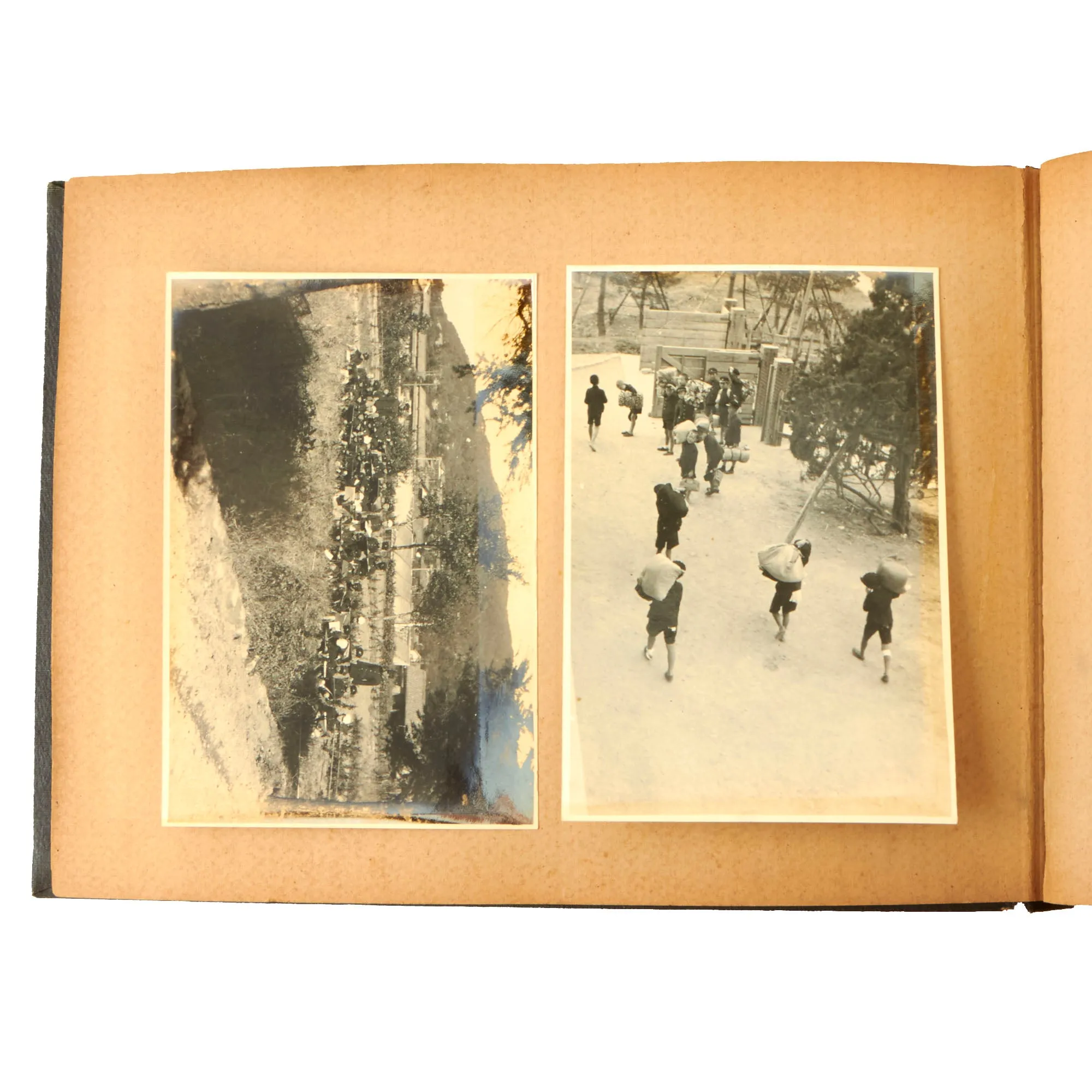 Original Japanese Chinese WWII Student Photo Album Captured by HIGNETT - 44 Photographs Total - Ikefu Sakata University