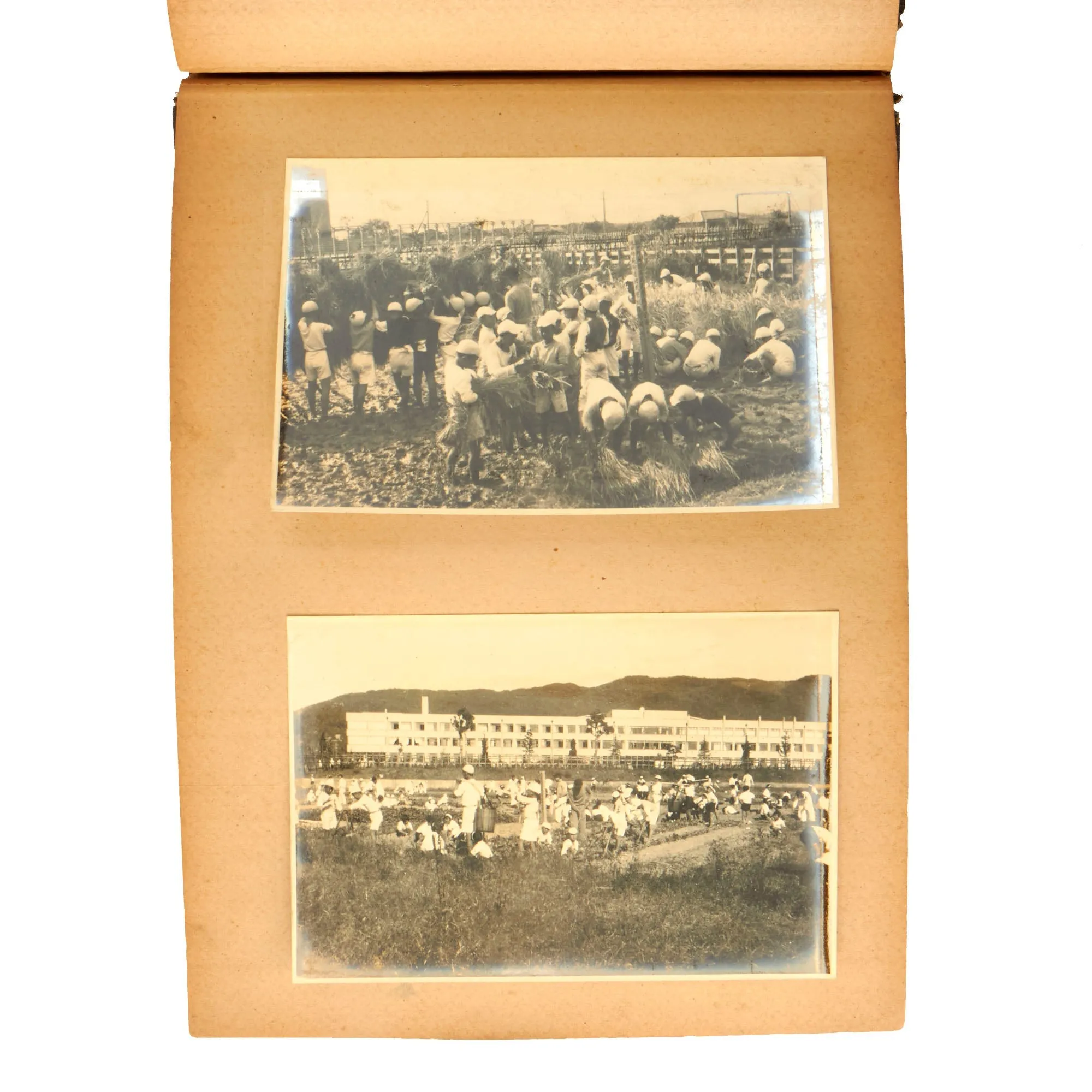 Original Japanese Chinese WWII Student Photo Album Captured by HIGNETT - 44 Photographs Total - Ikefu Sakata University