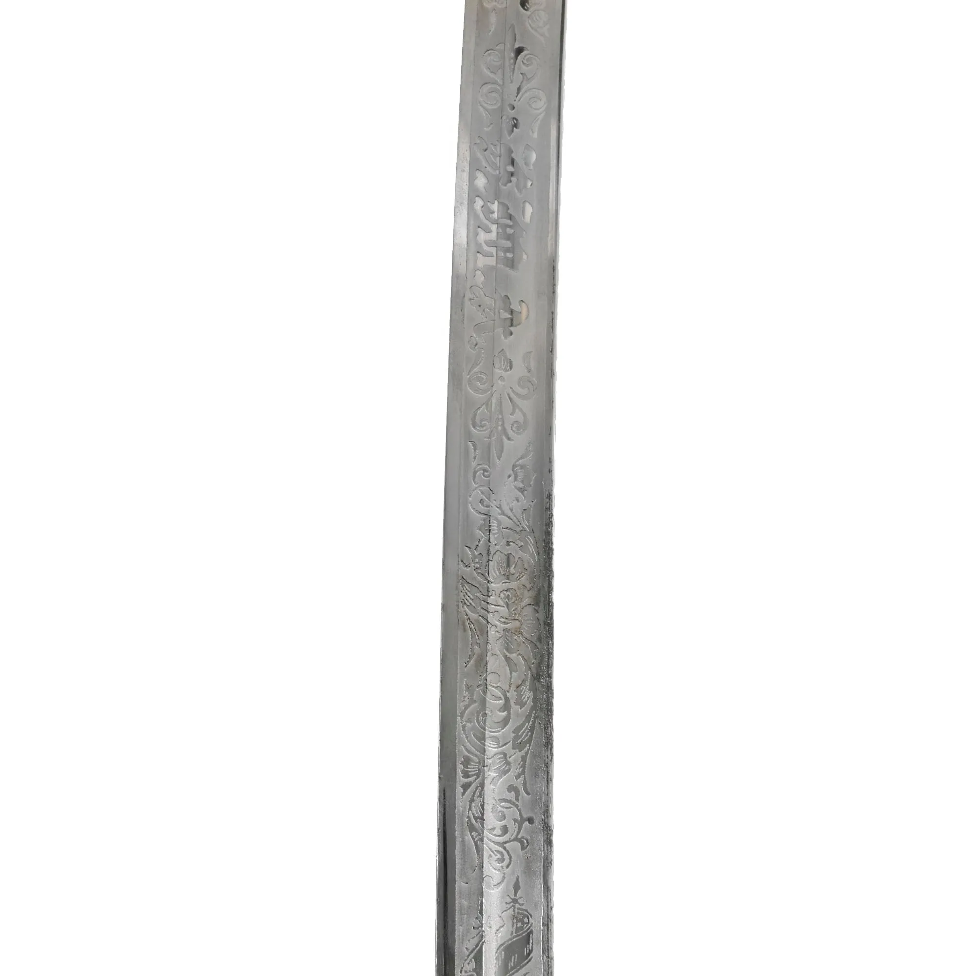 Original U.S. Inter-War Model 1902 Army Officer’s Sword Presented to John Warren Smith Jr. of Florida Military Academy