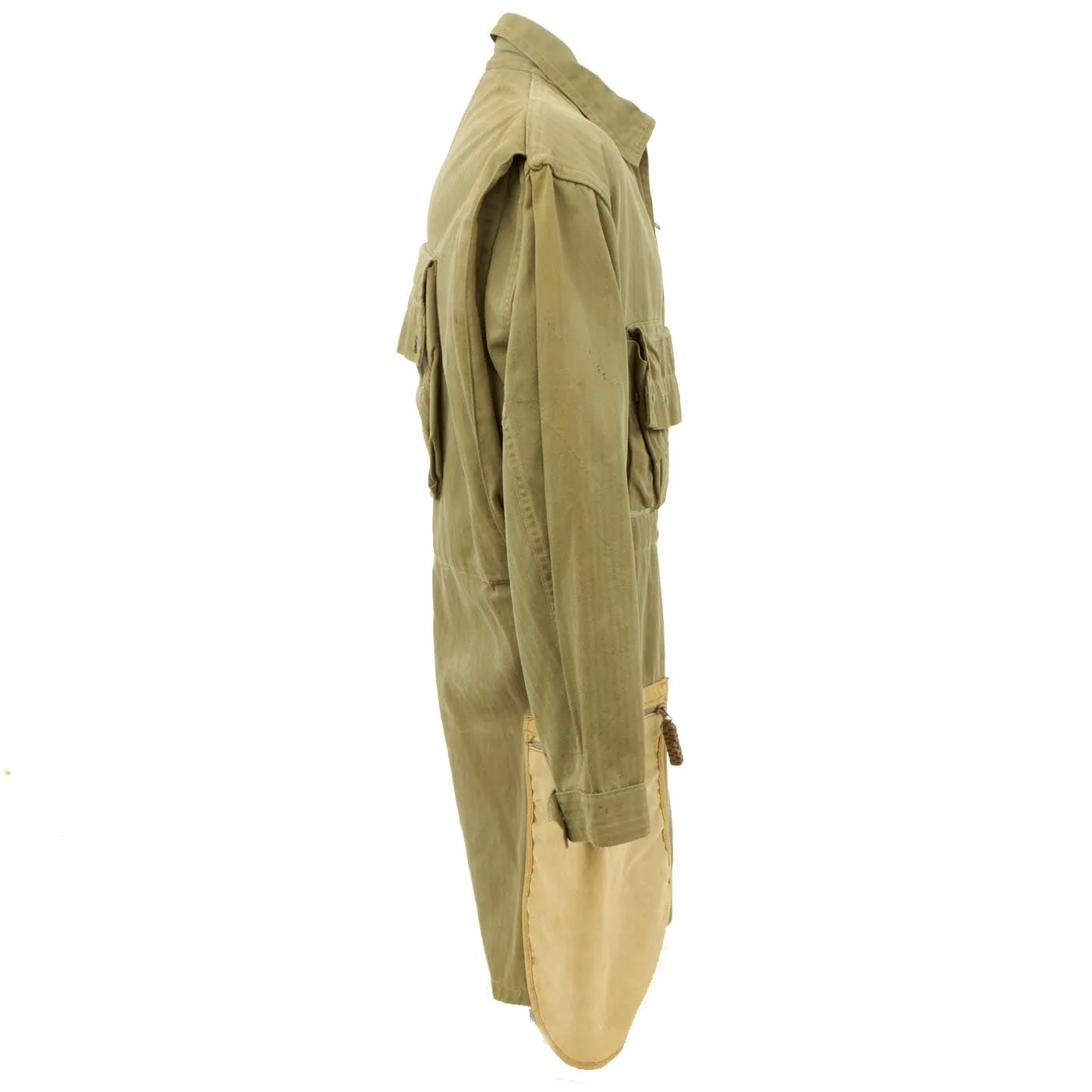 Original U.S. WWII USMC Paramarine Type 1 Jump Smock Paratrooper Jacket with Stencil - As Seen In Book