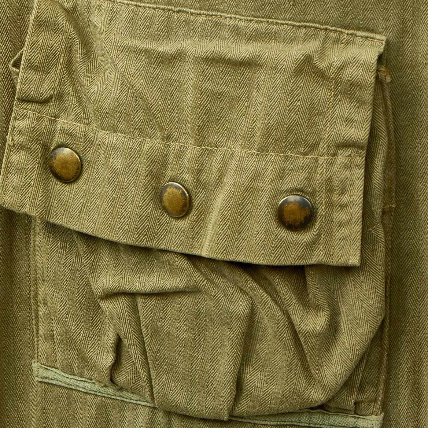 Original U.S. WWII USMC Paramarine Type 1 Jump Smock Paratrooper Jacket with Stencil - As Seen In Book