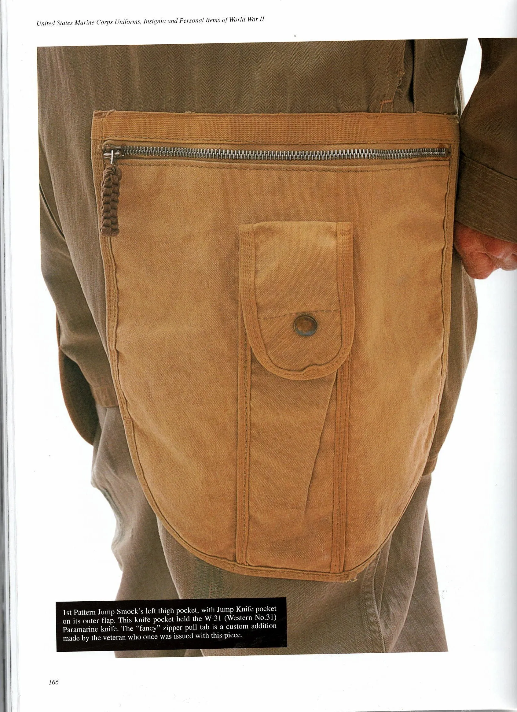 Original U.S. WWII USMC Paramarine Type 1 Jump Smock Paratrooper Jacket with Stencil - As Seen In Book