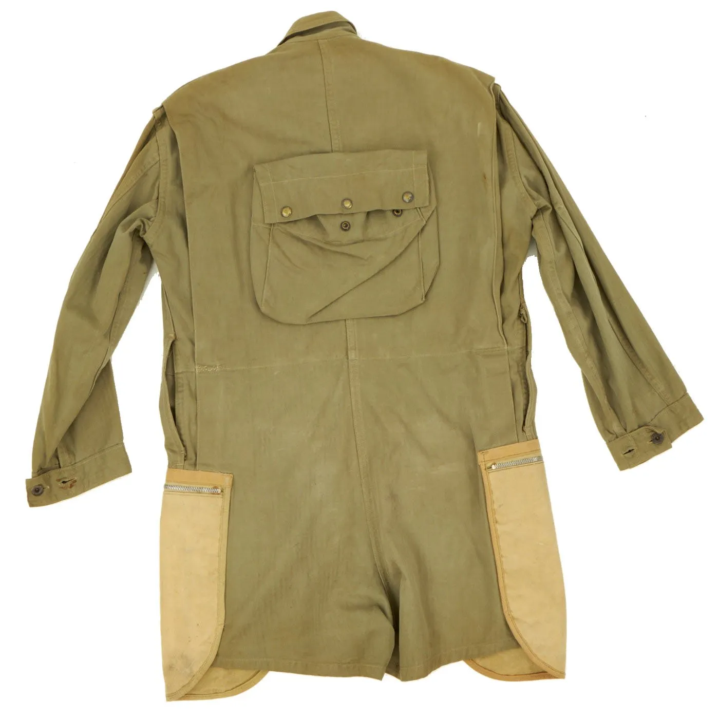 Original U.S. WWII USMC Paramarine Type 1 Jump Smock Paratrooper Jacket with Stencil - As Seen In Book