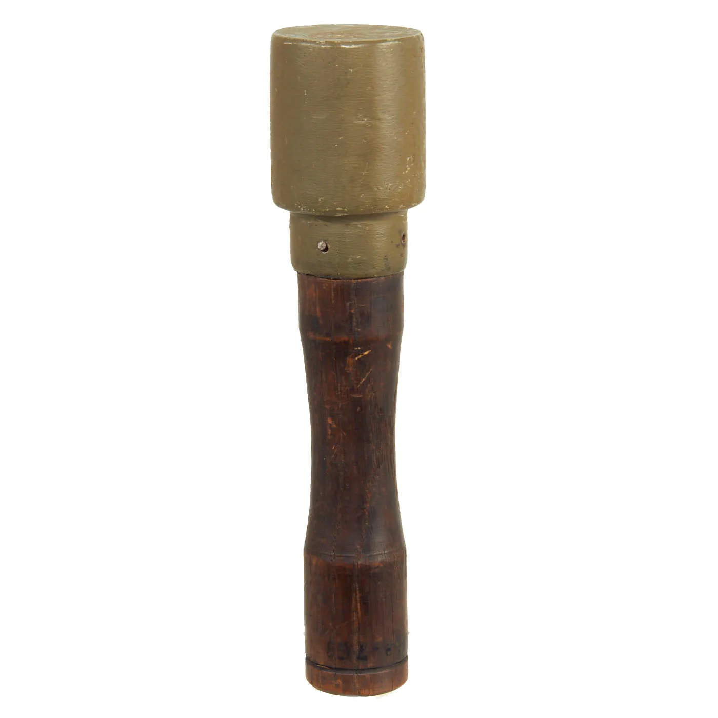 Original Vietnam War NVA / VC North Vietnamese Captured Stick Grenade Used As American EOD Training Device - Inert