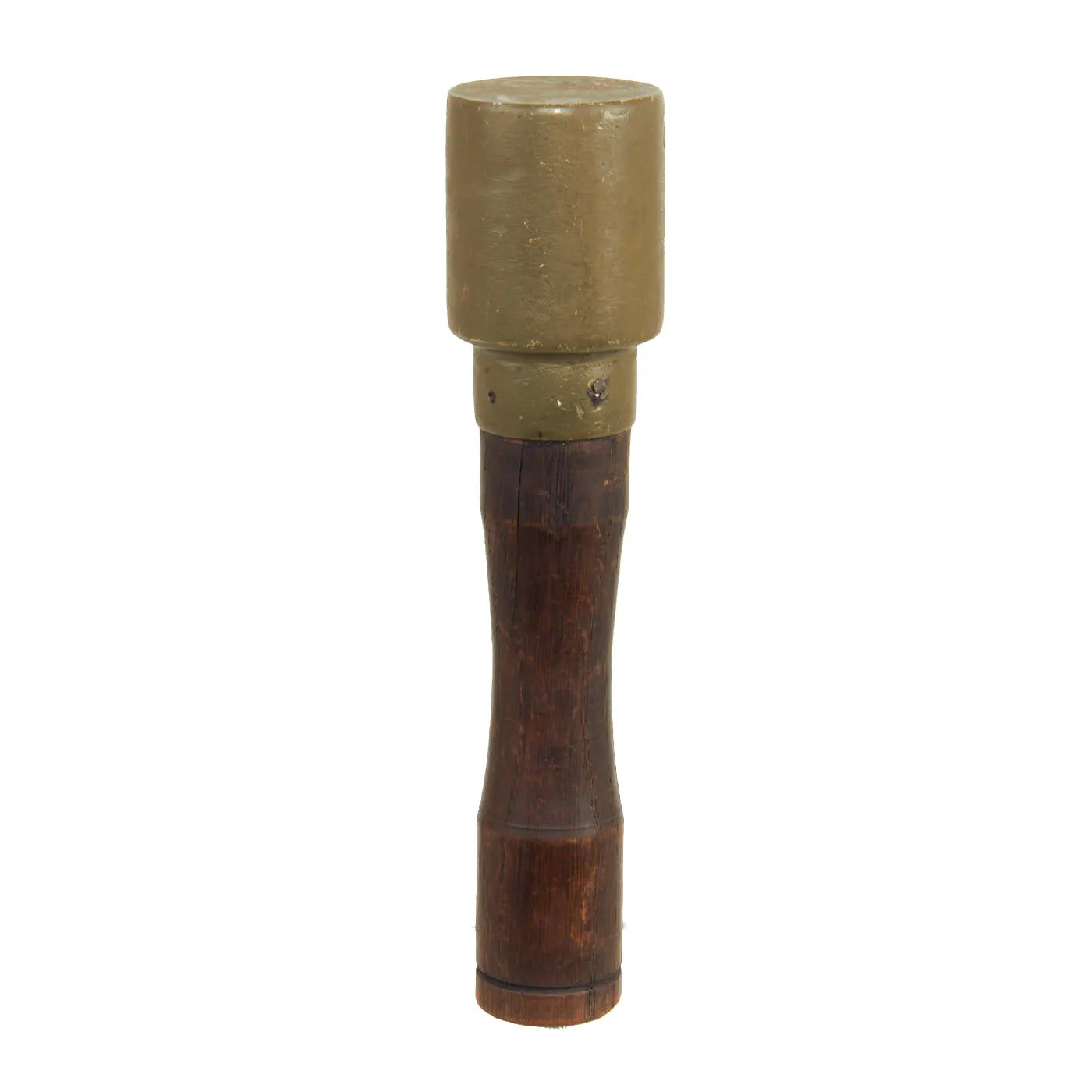 Original Vietnam War NVA / VC North Vietnamese Captured Stick Grenade Used As American EOD Training Device - Inert