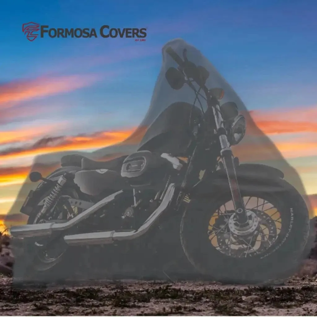 Outdoor Ultra Large Custom Bike Motorcycle Cover up to 124"L