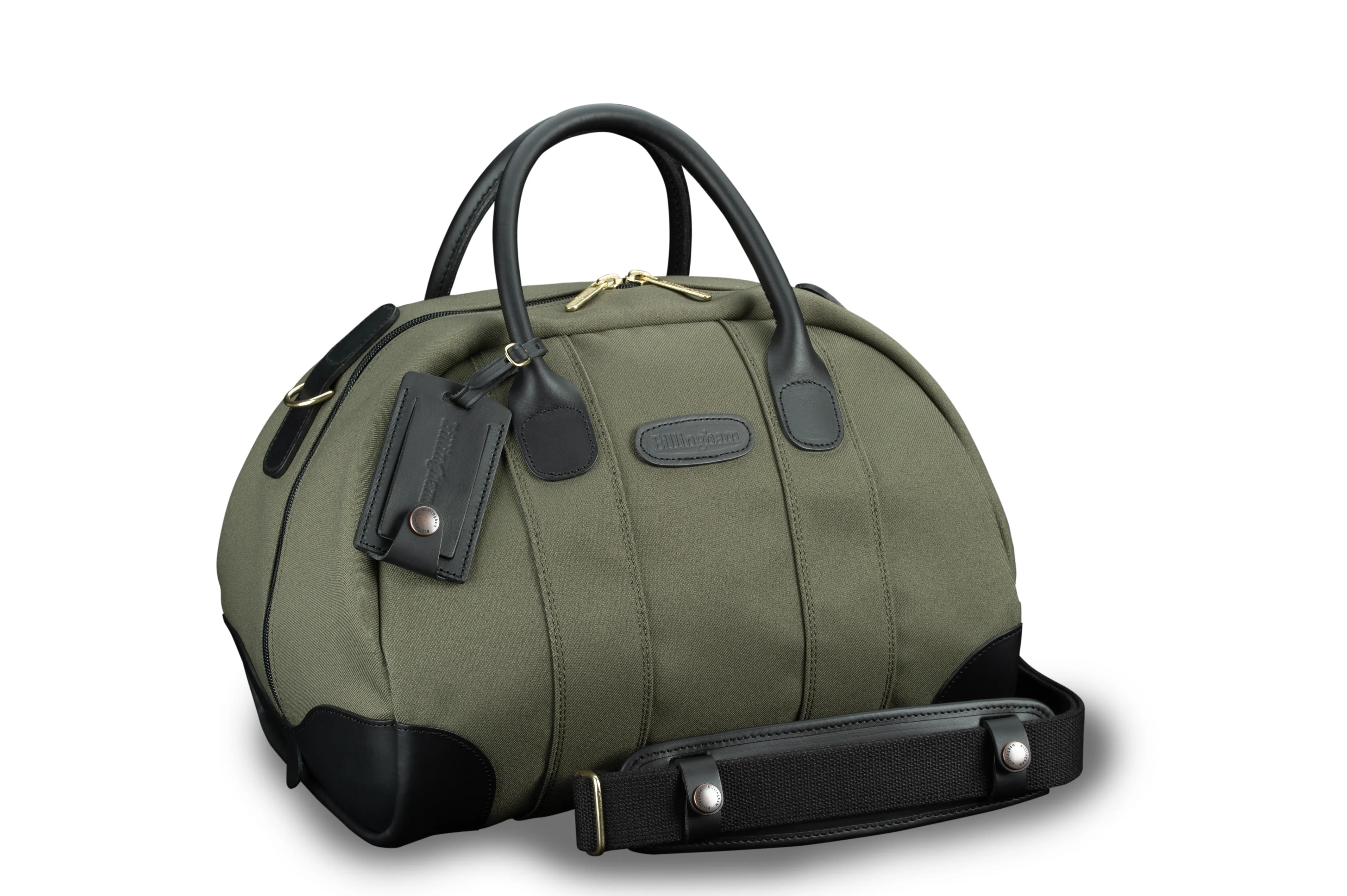 Overnighter Bag - Sage FibreNyte / Black Leather