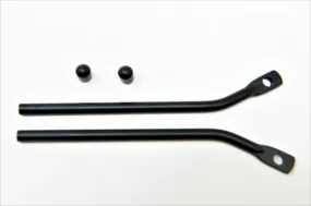 Pair Rear Carrier Pannier Bike Rack Bent Mounting Stays 160mm - 8mm Diameter