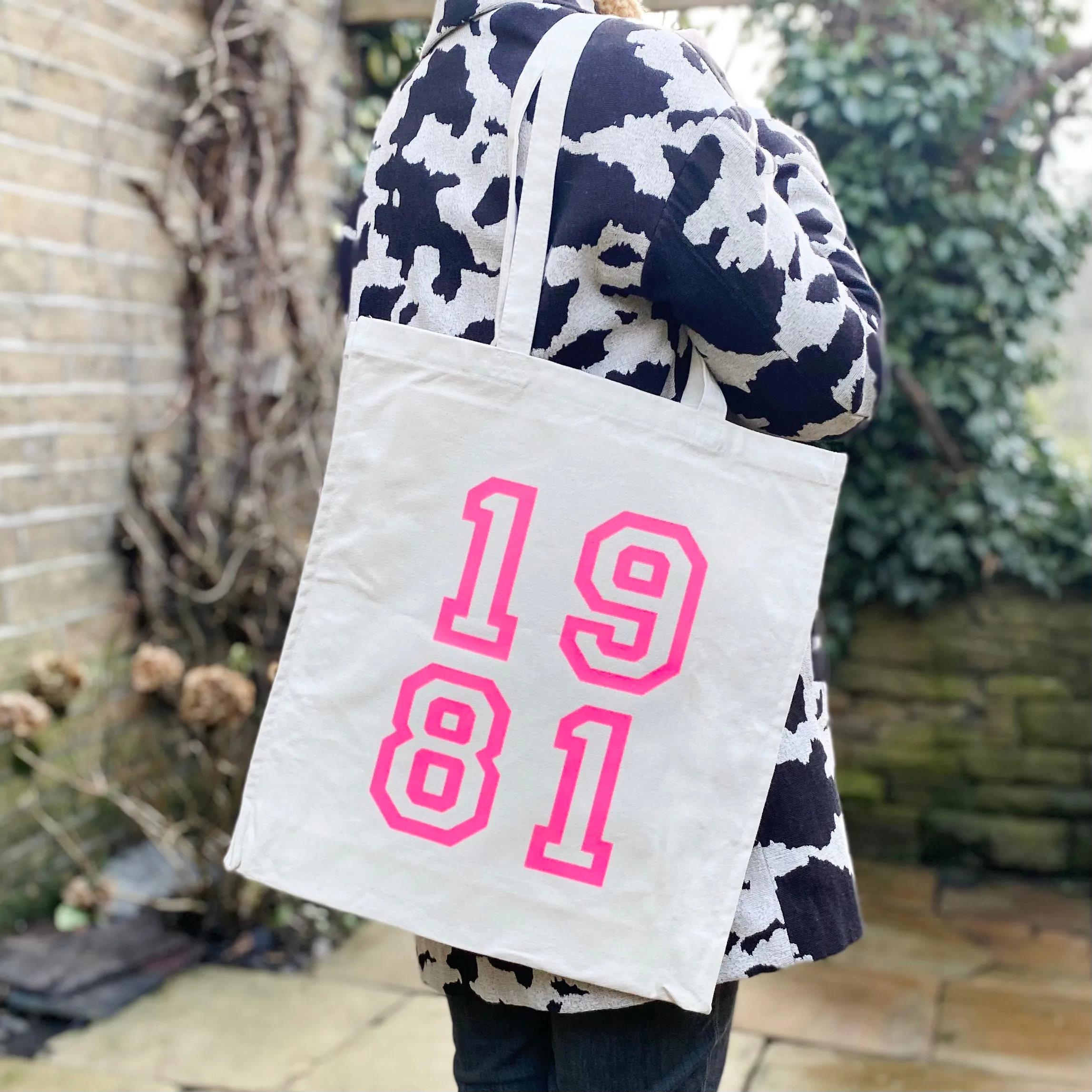 Personalised Birthday Year Tote Bag