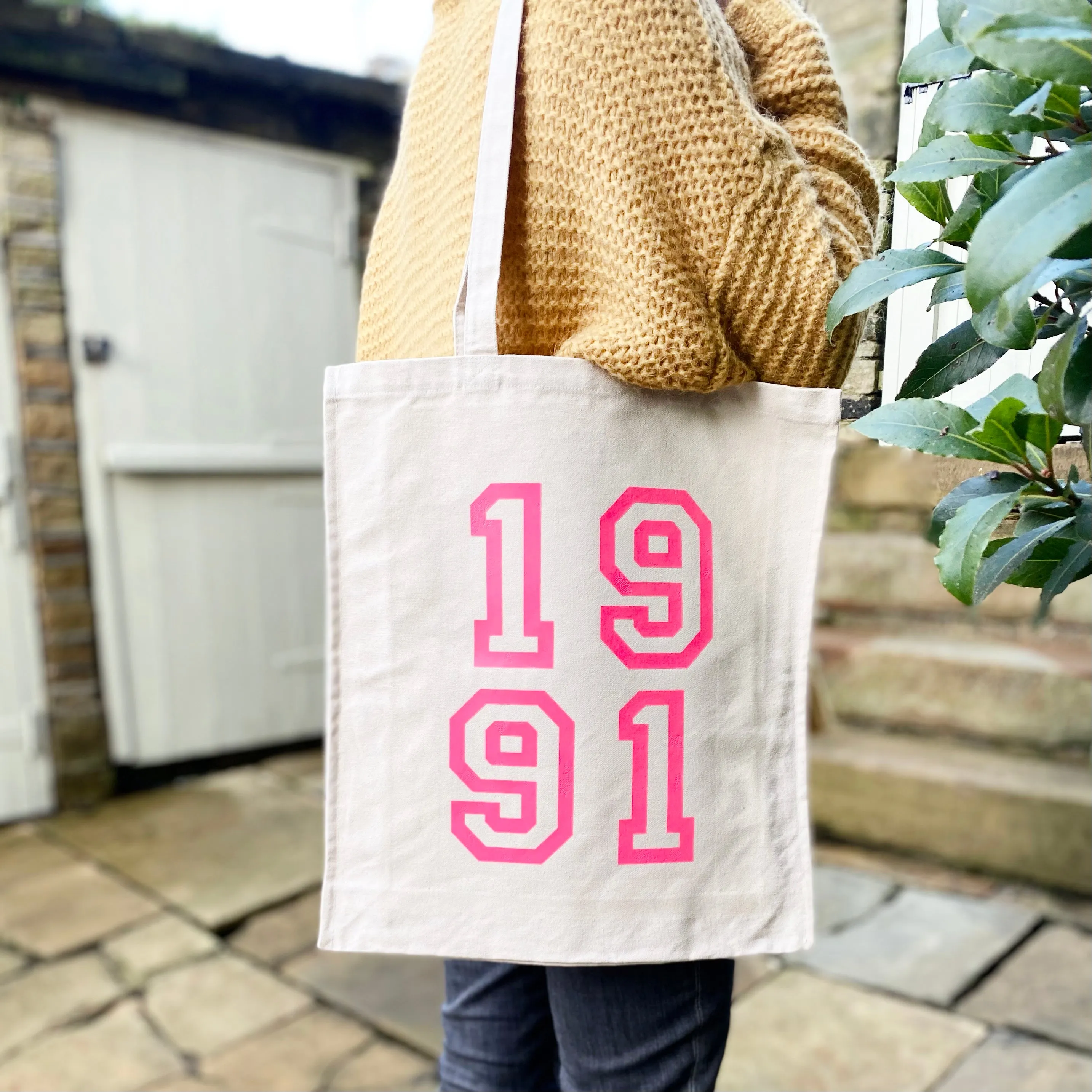 Personalised Birthday Year Tote Bag