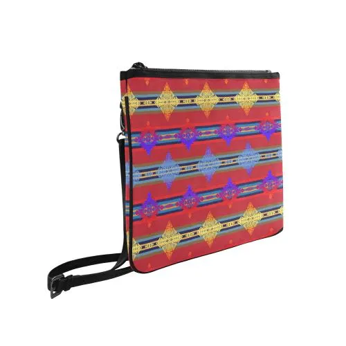 Plateau Gathering Slim Clutch Bag