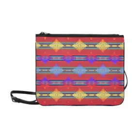 Plateau Gathering Slim Clutch Bag