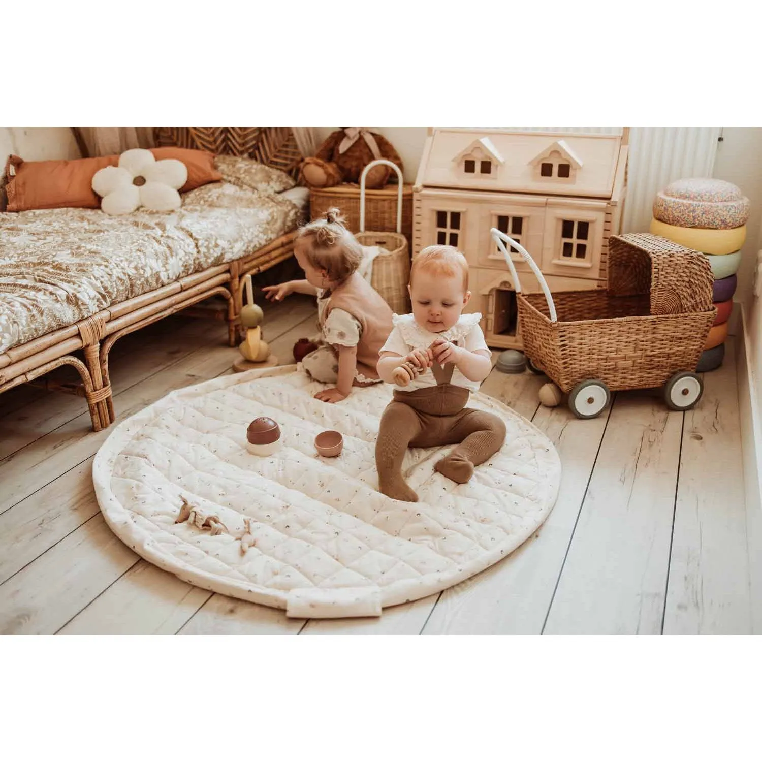 Play&Go Soft Organic Moon 2-in-1 Playmat