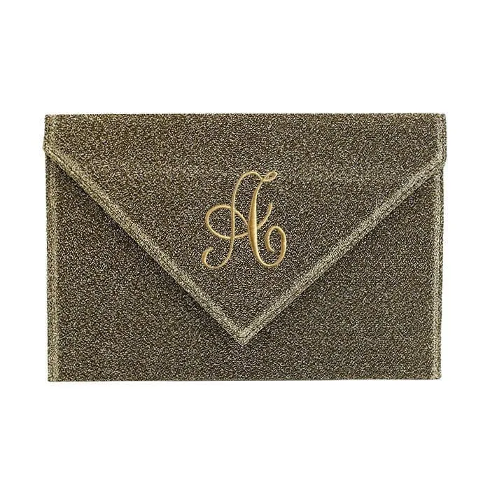 PPC5671 Monogrammable Envelope Clutch/Crossbody Bag