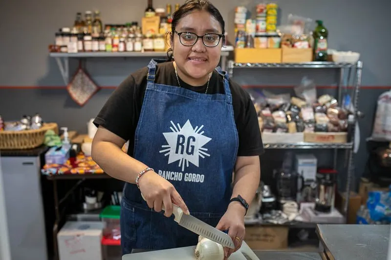 Rancho Gordo Denim Apron