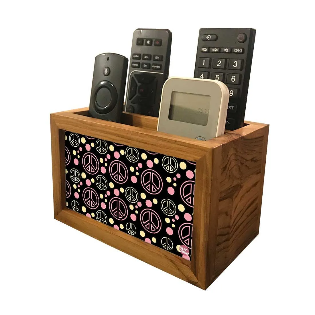 Remote Control Stand Holder Organizer For TV / AC Remotes -  Peace