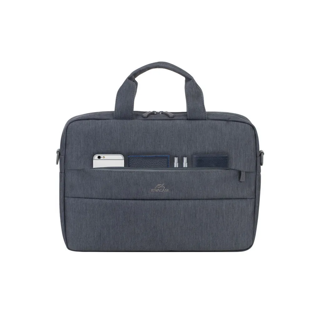 Rivacase 7522 Prater 14" Anti-Theft Laptop Bag (Dark Grey)