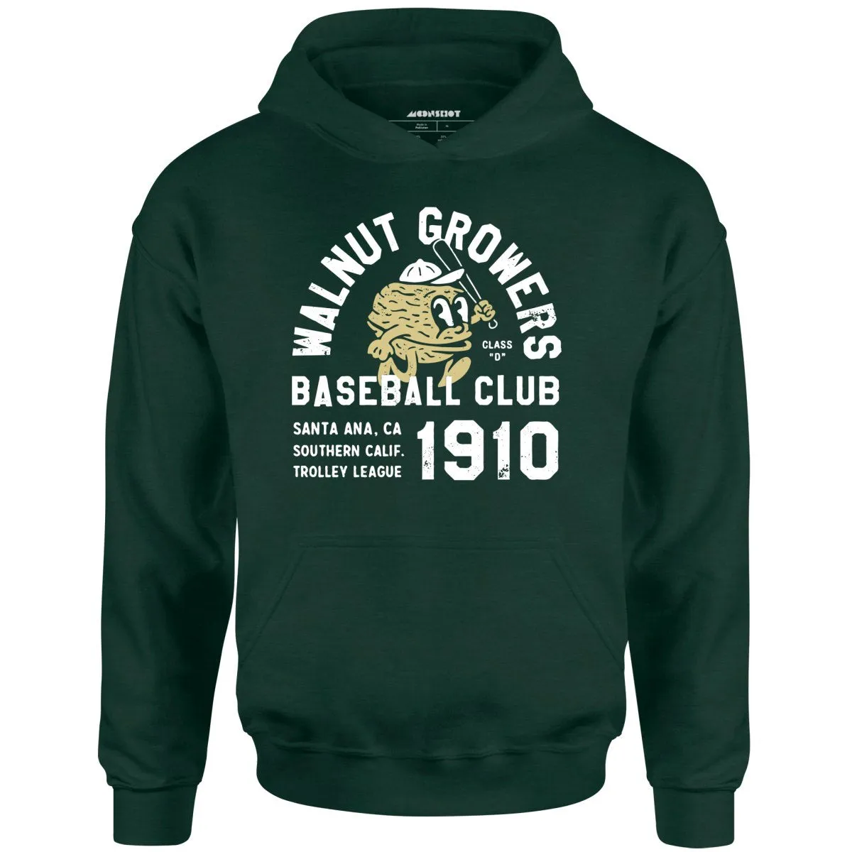 Santa Ana Walnut Growers - California - Vintage Defunct Baseball Teams - Unisex Hoodie