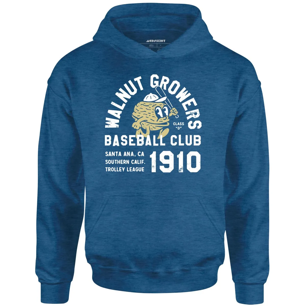 Santa Ana Walnut Growers - California - Vintage Defunct Baseball Teams - Unisex Hoodie