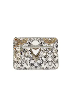 SMALL CANVAS CLUTCH WILD BELLE