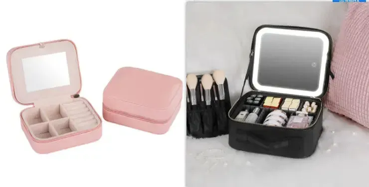 Smart LED Cosmetic Case With Mirror