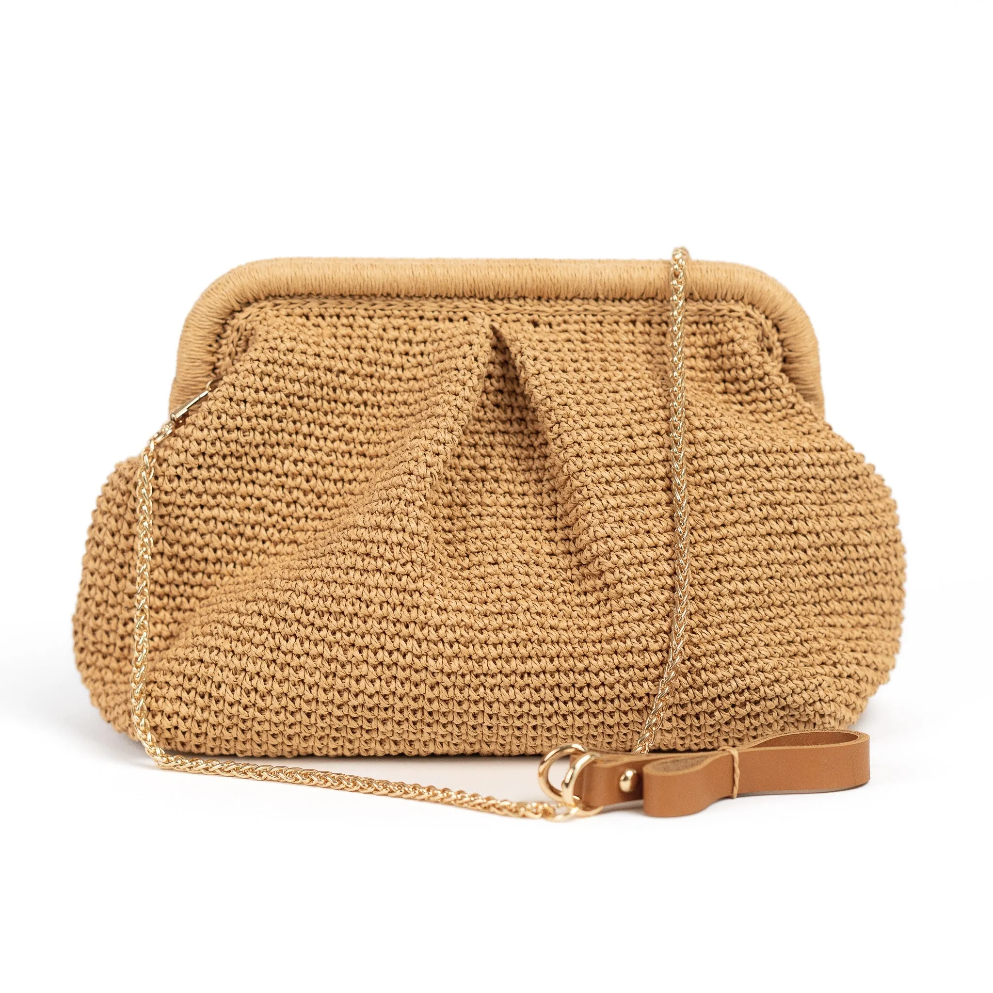 Straw Wedding Clutch Bag