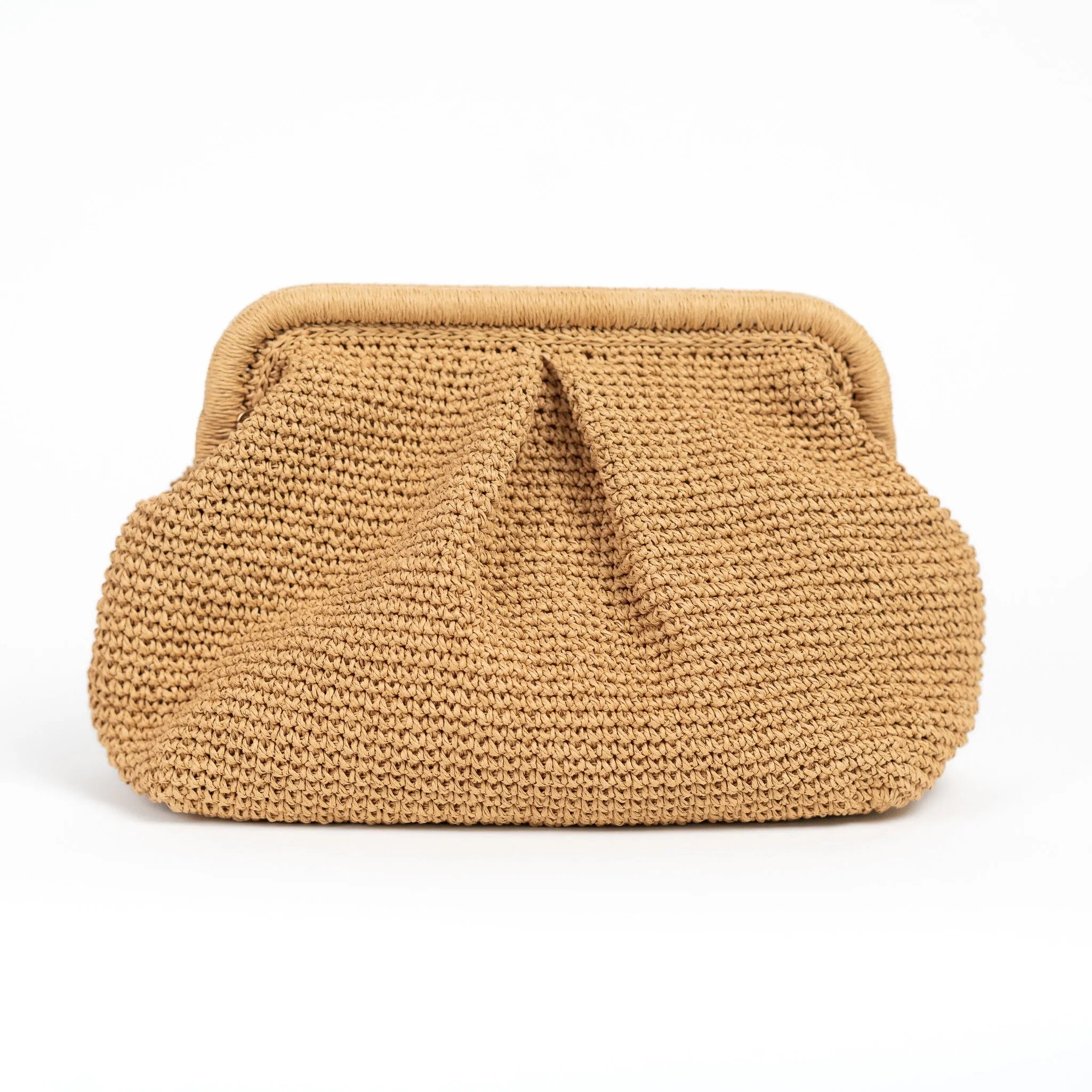 Straw Wedding Clutch Bag