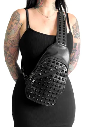 Studded Sling Bag (Black/Black) FOXBLOOD